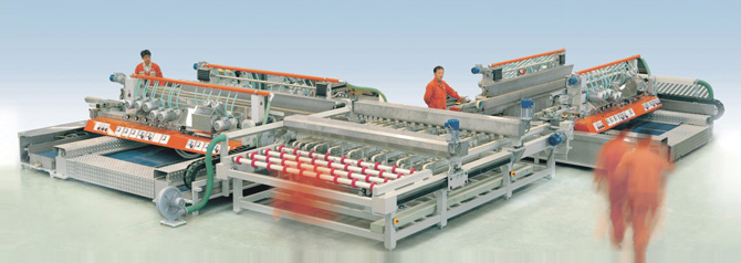 Glass edging machine